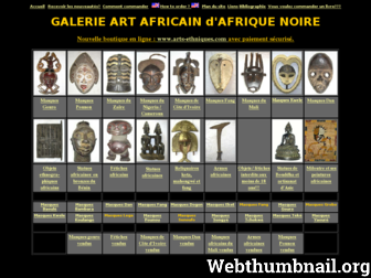 art-africain.com website preview