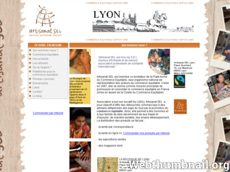 artisanat-sel-lyon.com website preview
