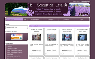 hobouquetdelavande.com website preview