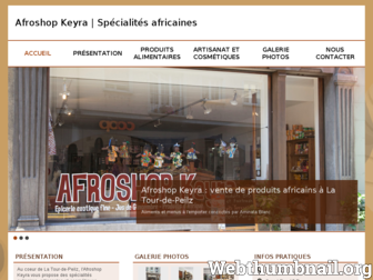 afroshop-keyra.ch website preview