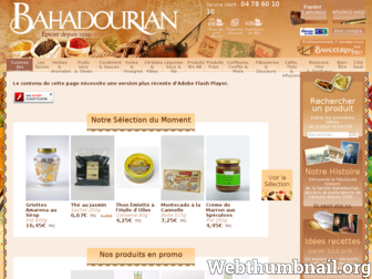bahadourian.com website preview