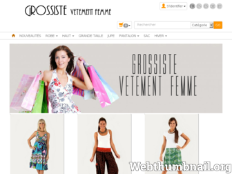 grossiste-vetement-femme.com website preview