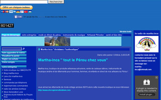 martha-inca.net website preview