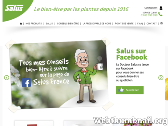 salus-nature.fr website preview