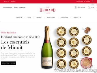 hediard.fr website preview