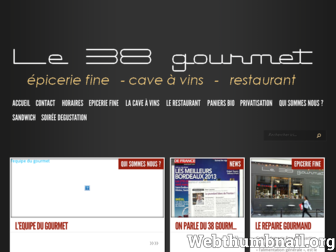le38gourmet.com website preview