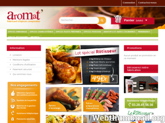 epices-aromat.fr website preview