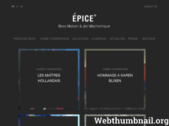 epice.com website preview