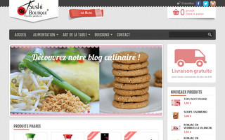 sushiboutique.fr website preview