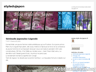 styledujapon.wordpress.com website preview