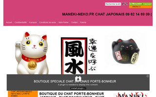 maneki-neko.fr website preview