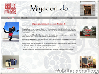 miyadori-do.fr website preview