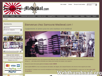 samourai-medieval.com website preview