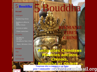 5bouddha.fr website preview