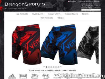 dragonsports.eu website preview
