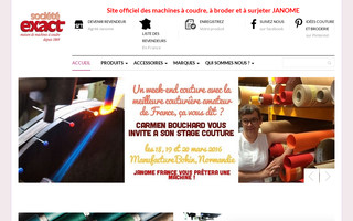 nosmachinesacoudre.fr website preview