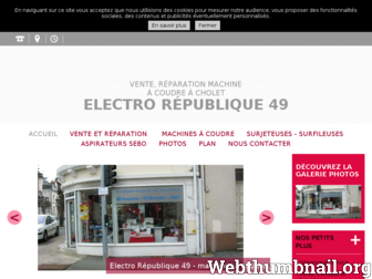 electrorepublique49.com website preview