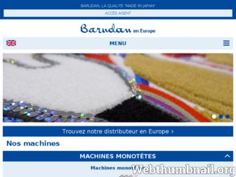 barudan.fr website preview