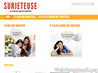 surjeteuse.com website preview