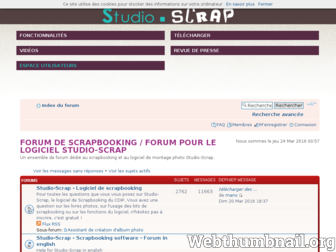 forum.studio-scrap.com website preview