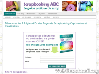 scrapbooking-abc.com website preview