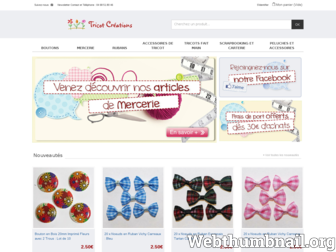 tricot-creations.com website preview