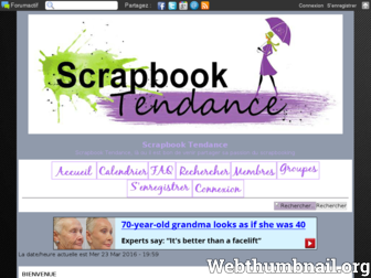 scrapbooktendance.forums-actifs.com website preview