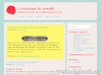 laboutiqueducreatif.fr website preview
