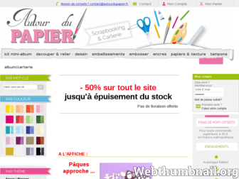 autourdupapier.fr website preview