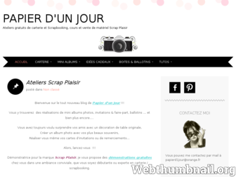 papierdunjour.wordpress.com website preview