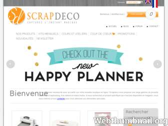 scrapdeco.com website preview