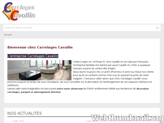 cavallin.archiexpo.fr website preview