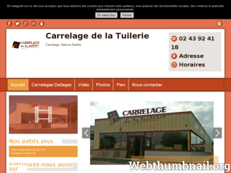 carrelage-dela-tuilerie.com website preview