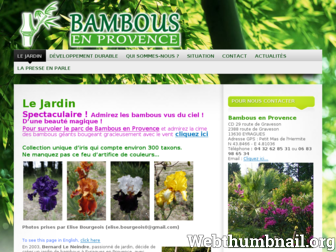 bambous-en-provence.com website preview