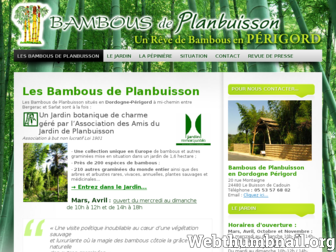 planbuisson.com website preview