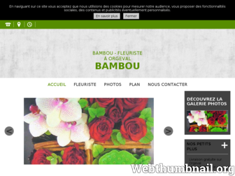 fleuriste-bambou-orgeval.fr website preview