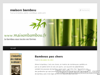maisonbambou.fr website preview