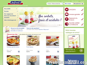 bofrost.fr website preview