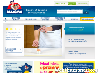 maximo.fr website preview