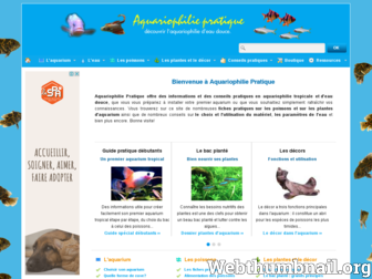 aquariophilie-pratique.net website preview