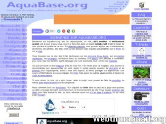 aquabase.org website preview