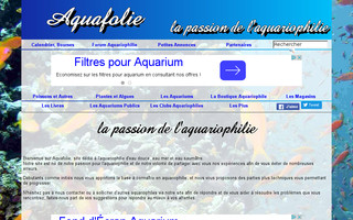 aquafolie.com website preview