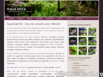 aqua-lorca.fr website preview