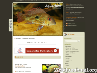 aquarium-webzine.com website preview
