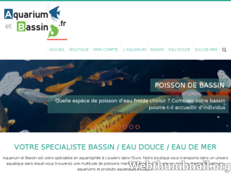 aquariumetbassin.fr website preview