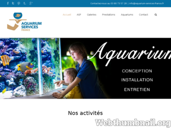 aquarium-services-france.fr website preview