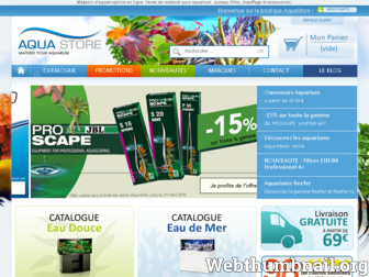 aqua-store.fr website preview