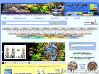 aquariofil.com website preview