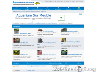 aquannonces.com website preview