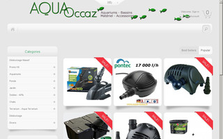 aqua-occaz.be website preview